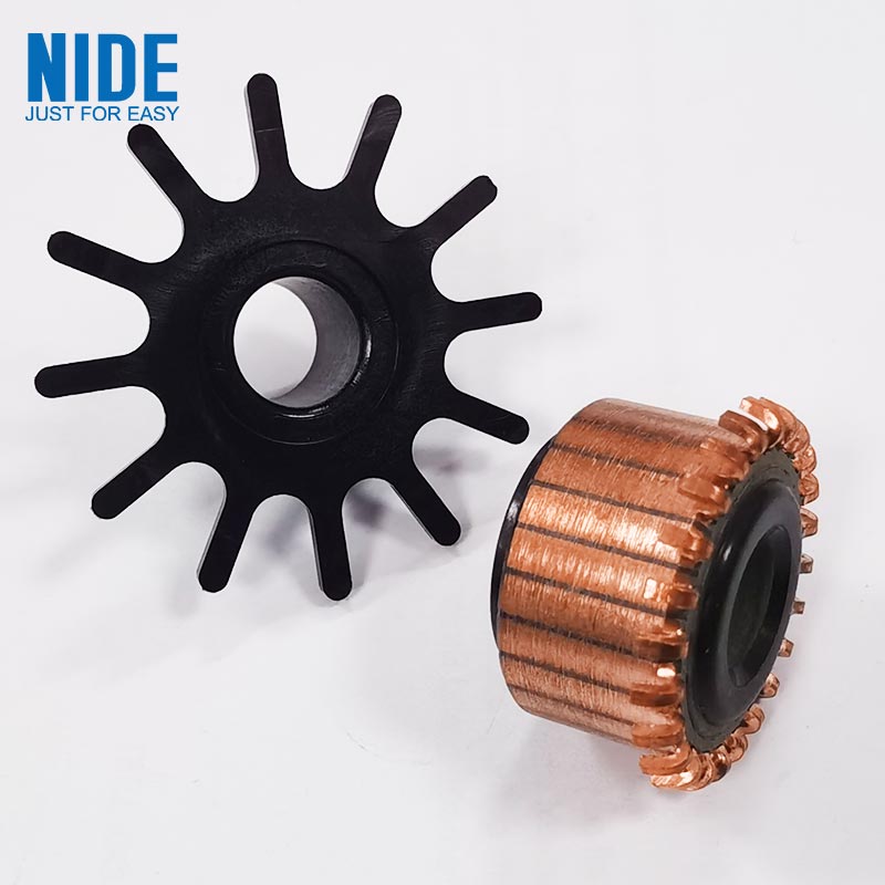 Motor listrik kolektor Commutator Pikeun DC Motor